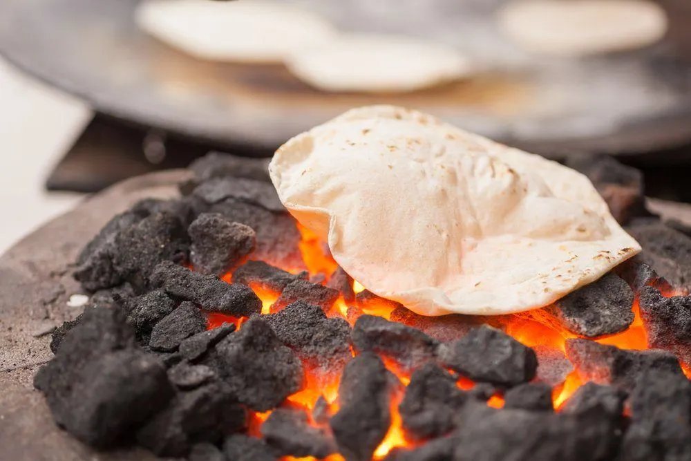 Chapati on Coal