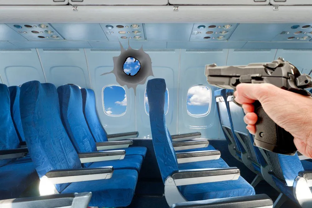 What Would Happen If Someone Shot A Gun On An Airplane?
