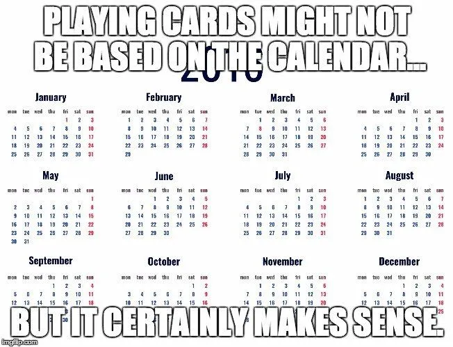 Why Are There 52 Cards In A Deck, With 4 Suits Of 13 Cards Each?