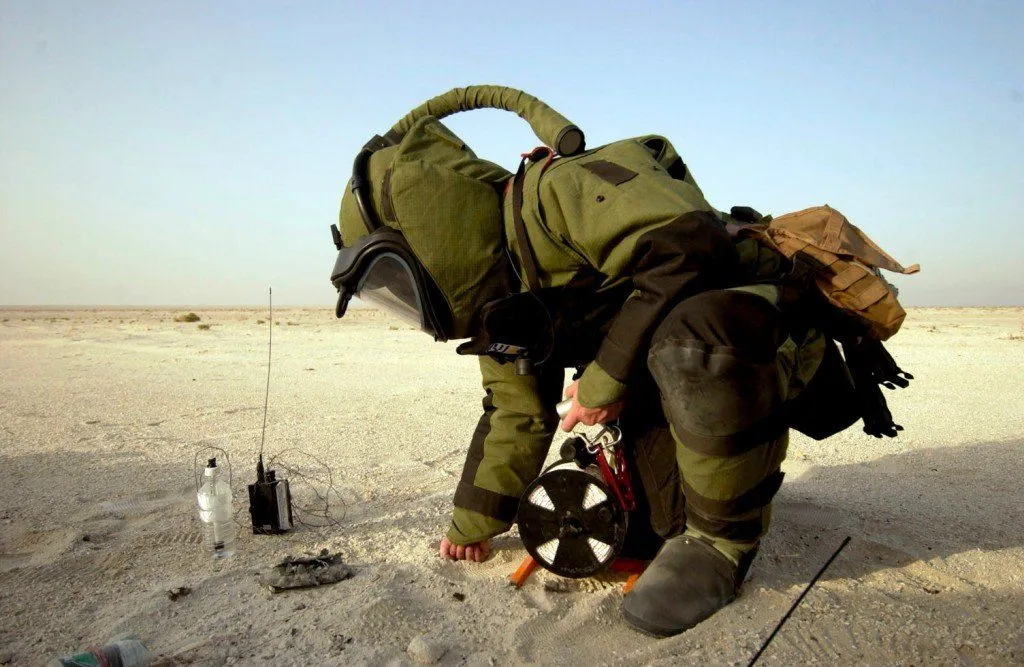 bomb suit
