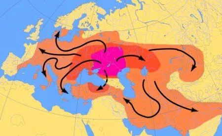 The eventual spread of indo european languages