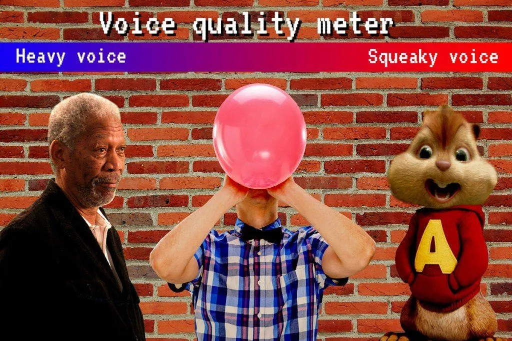 If Helium Makes Your Voice Squeaky, Can Something Else Make It Deep?