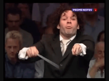 Conductor Pointing Gif