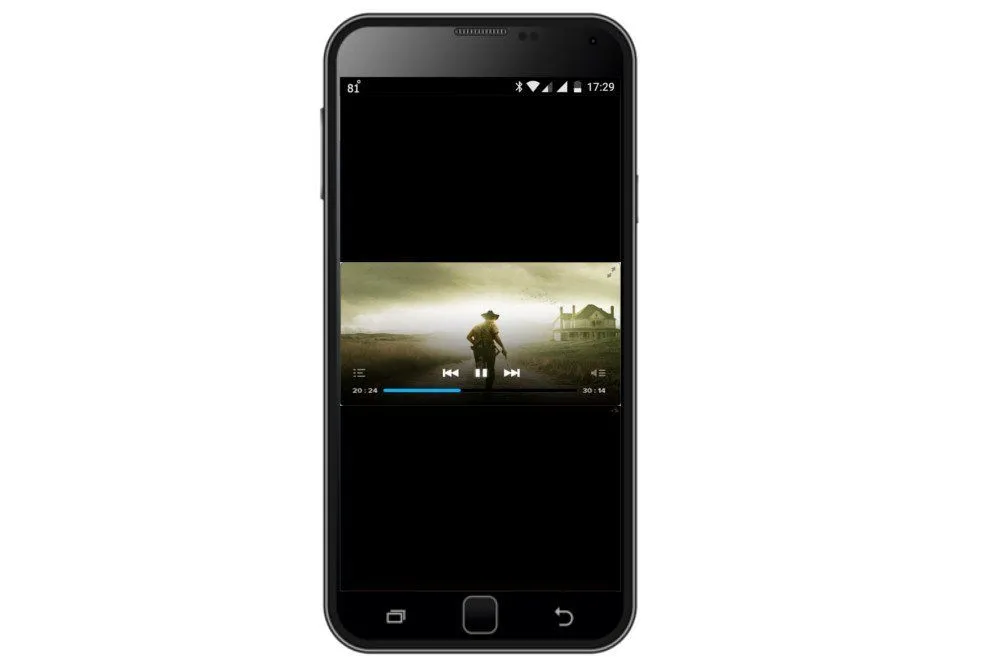 playing video in portrait mode in smartphone