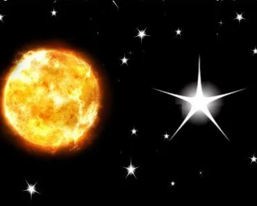 Sun and Shining star 5 corners