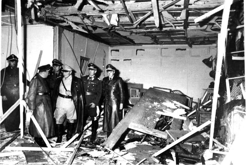 The Wolf's Lair conference room soon after the explosion