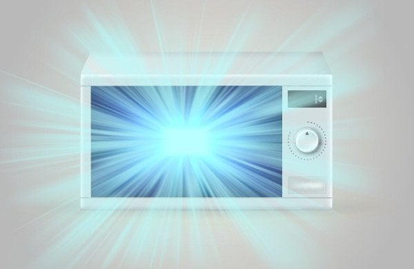 Illustration of microwave