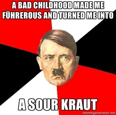 Hitler - the quintessential example of Narcissism