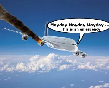 Mayday Crashing plane explosion fire smoke trail dying movie plane scienceabc
