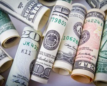 Printed roll Doller bill