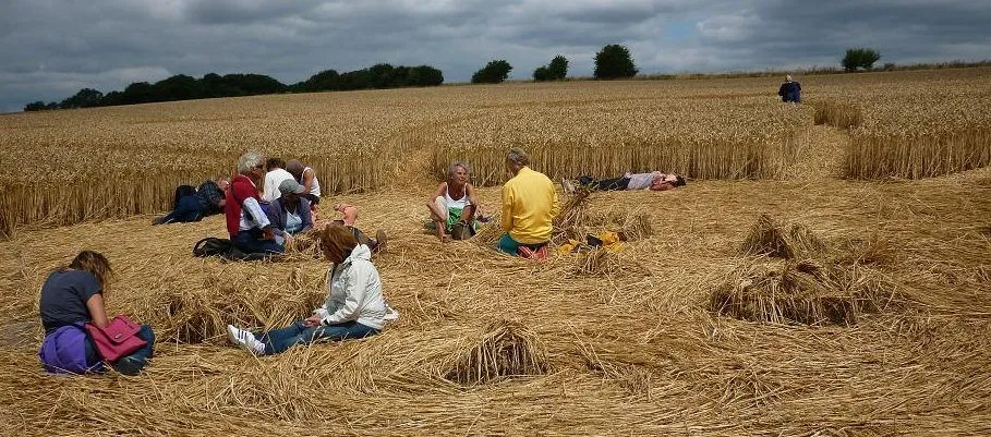 People at Crop Circles