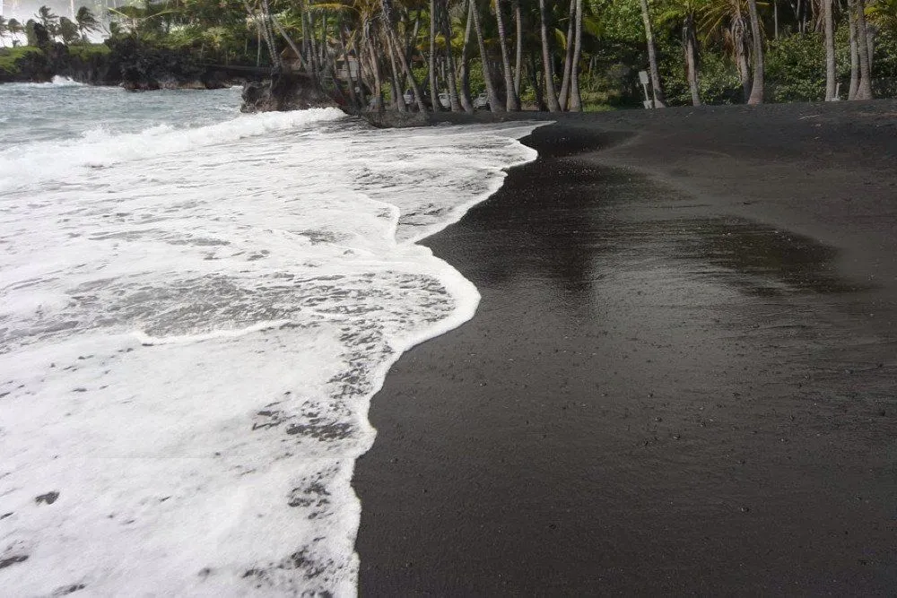 Punaluu Black Sand Beach