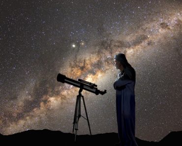 scientist looking for star