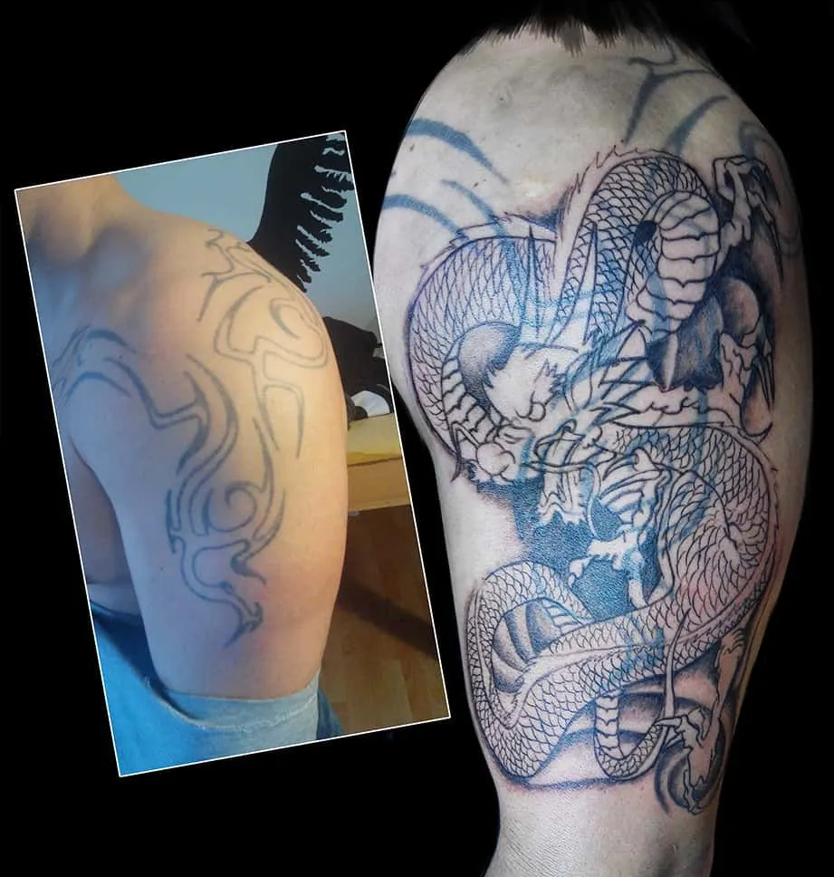 Can A Skin-Colored Tattoo Cover Up A Bad, Older Tattoo?