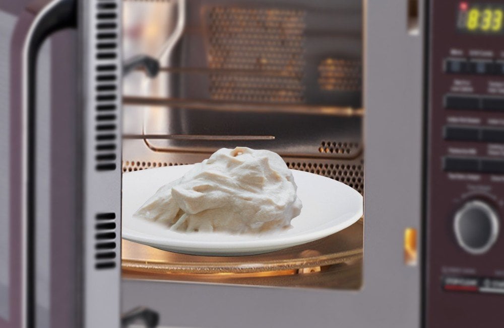 Exploded marshmallow lump