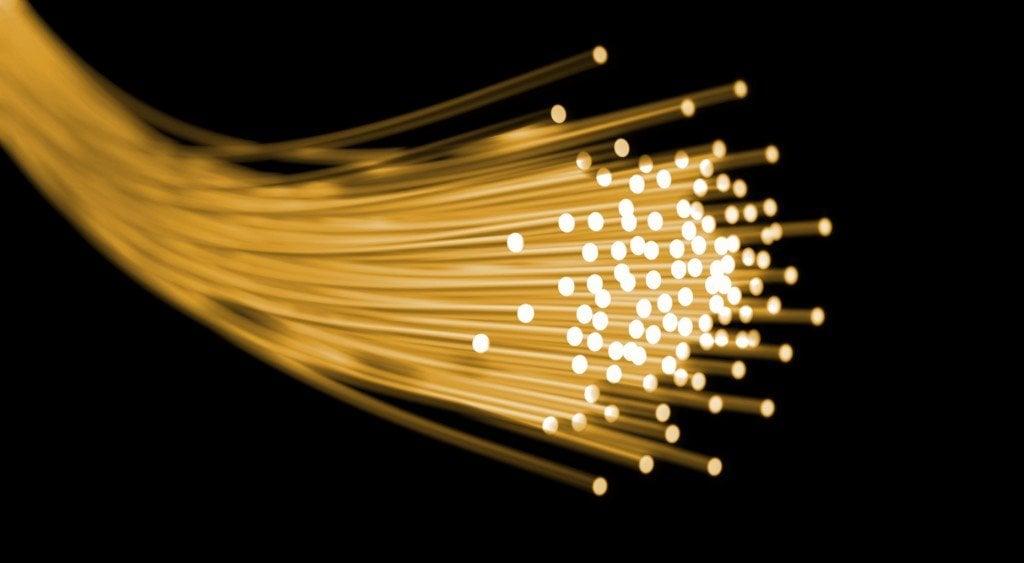 Photons optical fiber