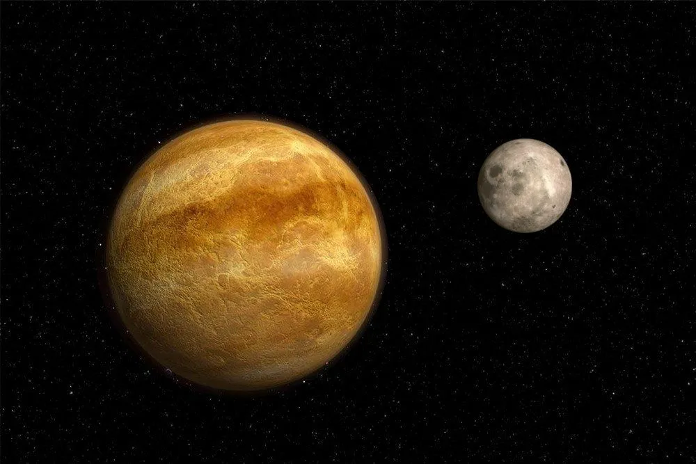 venus with moon