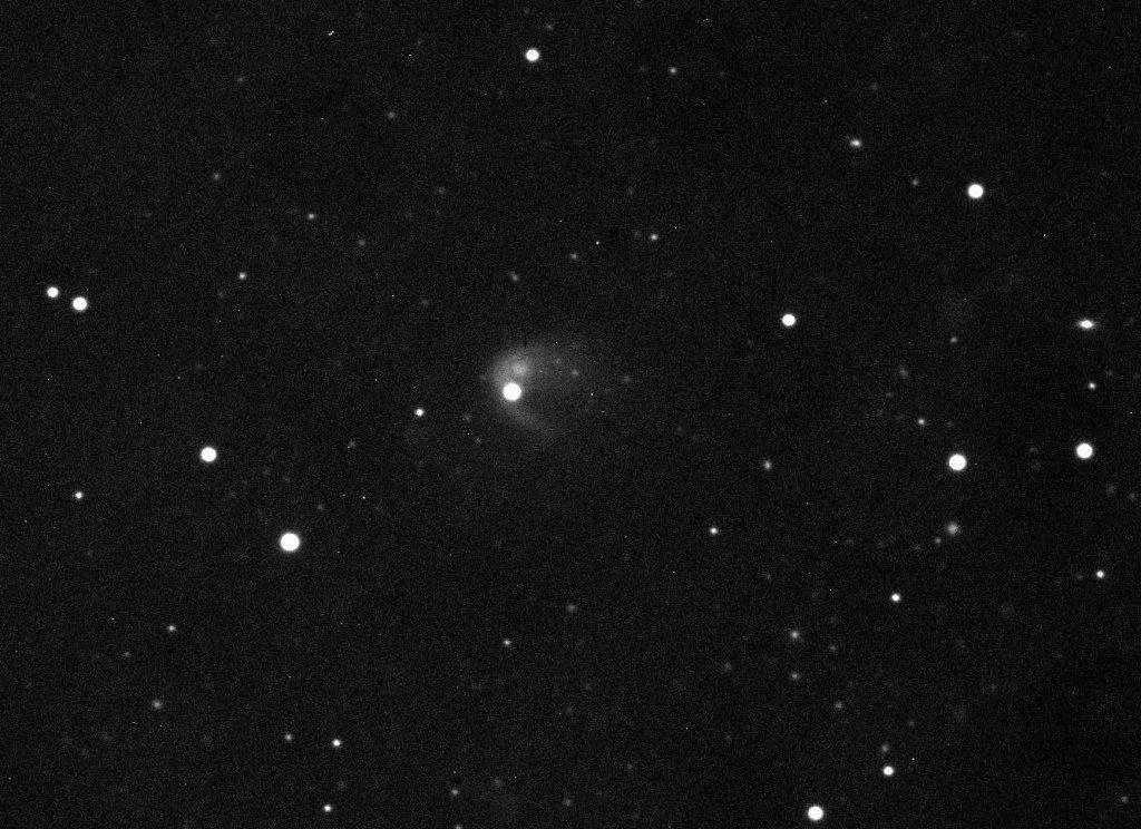 5 minute exposure of main belt asteroid 596 Scheila with a 24″telescope. You can clearly see signs of Scheila acting like a main-belt comet and displaying a cometary tail. This image was taken at 2010-12-12 12:00 UT. (Photo Credit : Kevin Heider / Wikipedia Commons)