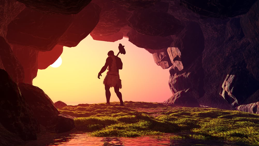 Primitive man in the cave(iurii)s