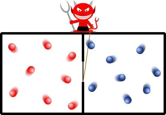 maxwell demon chamber stable particle