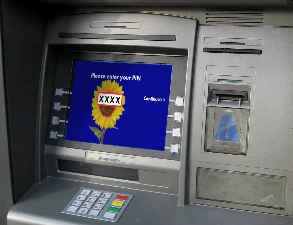You cannot use an credit/debit card at an ATM if you don’t know its PIN.