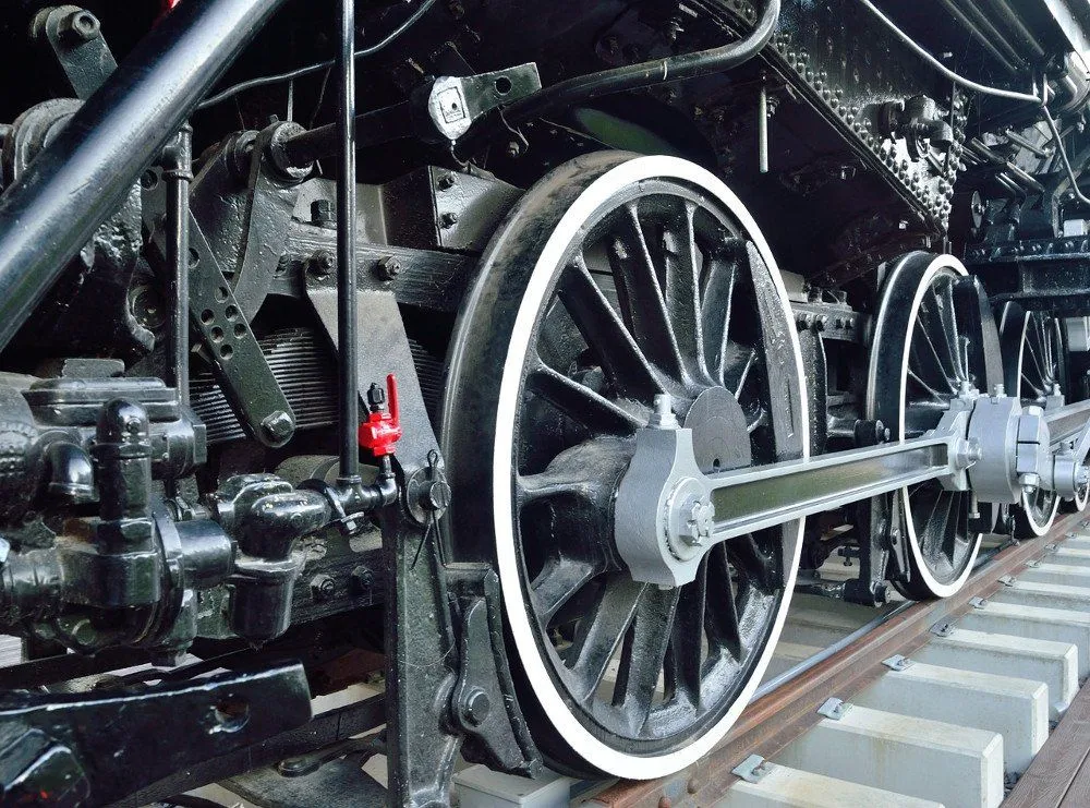 How Do Train Wheels Turn?
