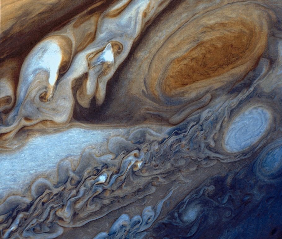 Jupiter Surface from Voyager 1