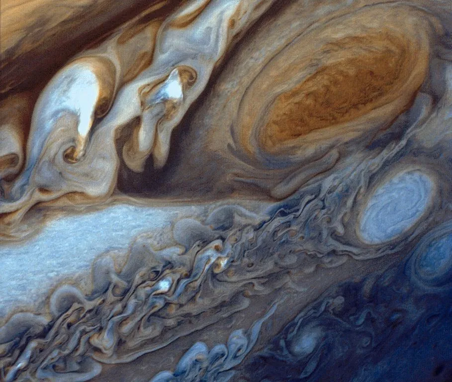 Jupiter Surface from Voyager 1