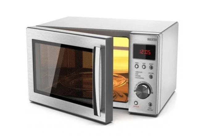 Microwave ovens specially older lets a small amount of microwave radiation leak out from the container.