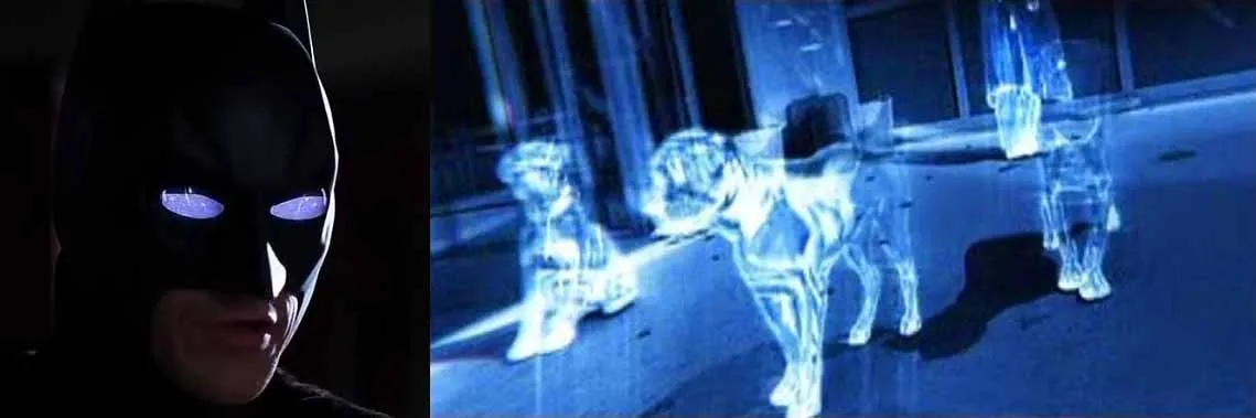 Batman using his high-resolution map to trackthe bad guys. (Photo Credit : The Dark Knight (film) / Warner Bros. Pictures)