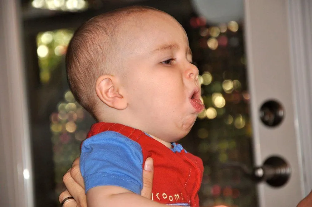 Kid coughing