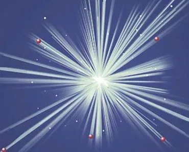 Antimatter explosion elements sparks