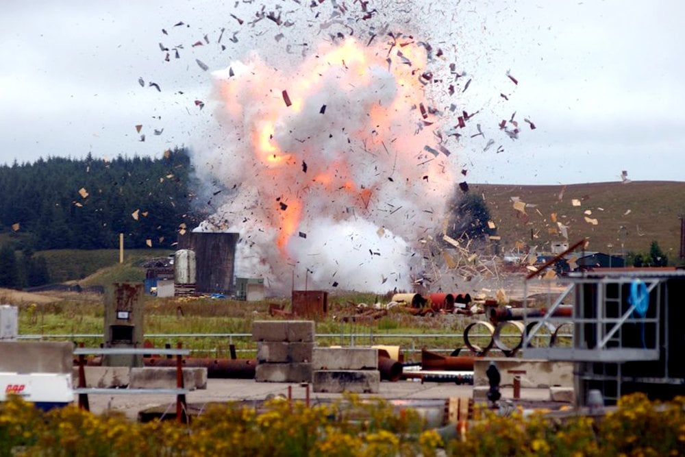 gun powder explosion