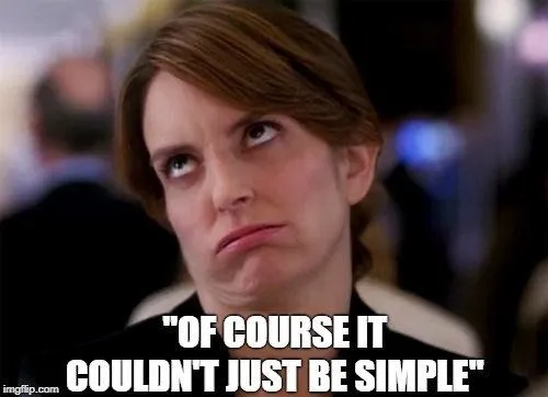 Of course it couldn't just be simple meme