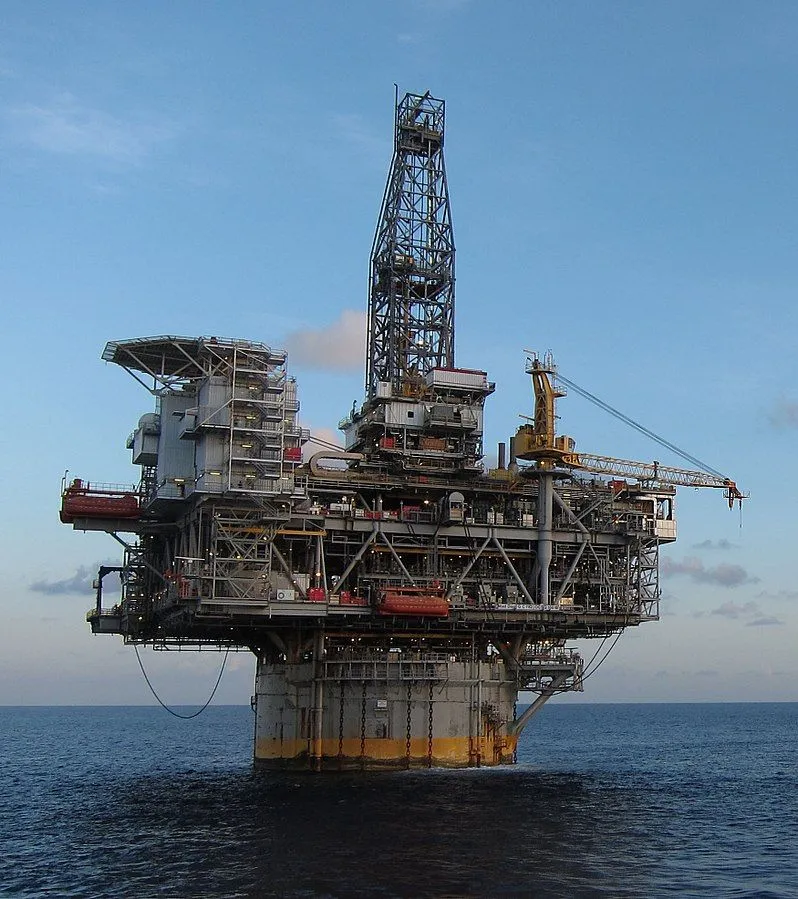 Caption: Oil spar located in the Gulf of Mexico