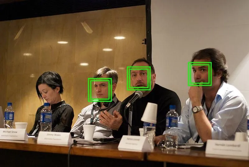 Face detection (Photo Credit : Sylenius/Wikimedia Commons)