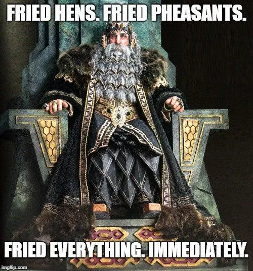 Fried everything. Immediately meme