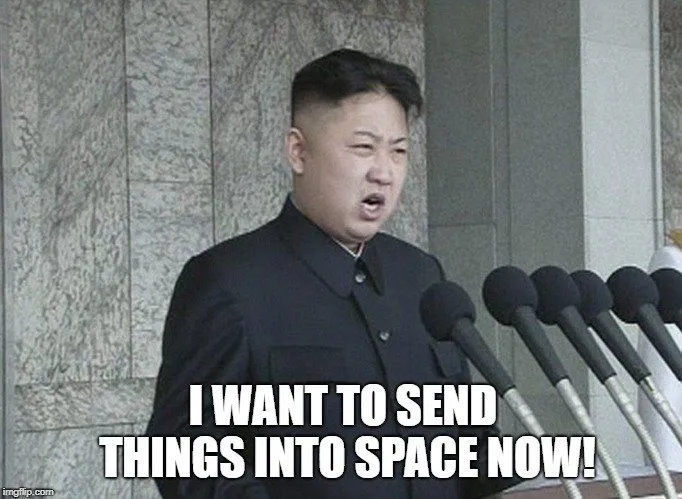 I want to send things into space NOW meme