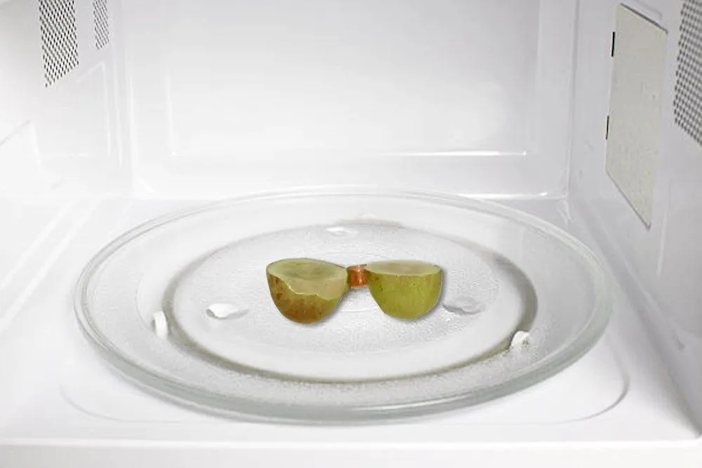 Grape In Microwave: Why Do Grapes Explode In An Oven?