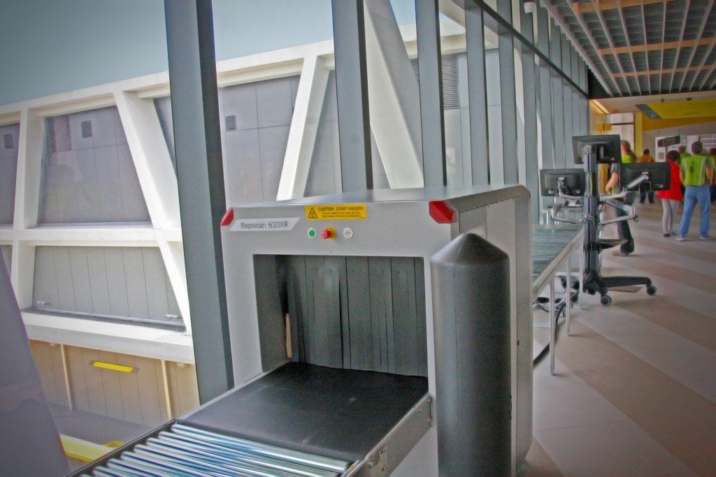 x ray bag scanner security