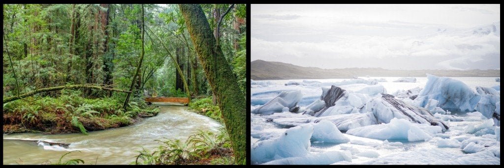 Equatorial and polar climate