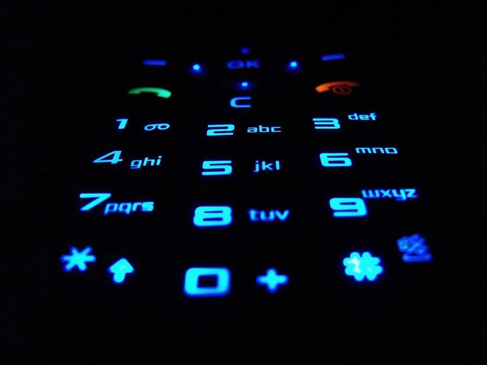 Keyboard Mobile Phone Telefonia Numbers Keys
