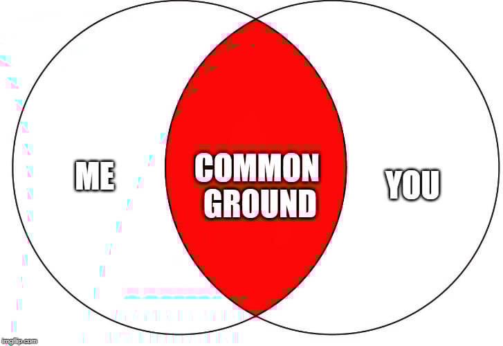 common ground venna diagram meme