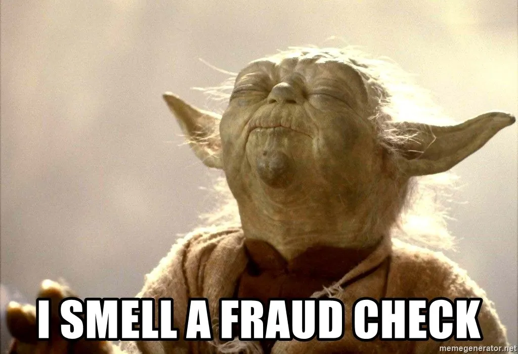 i smell a fraud check meme