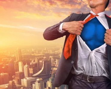 Business Superhero. Mixed media - Image( chaiyapruek youprasert)s