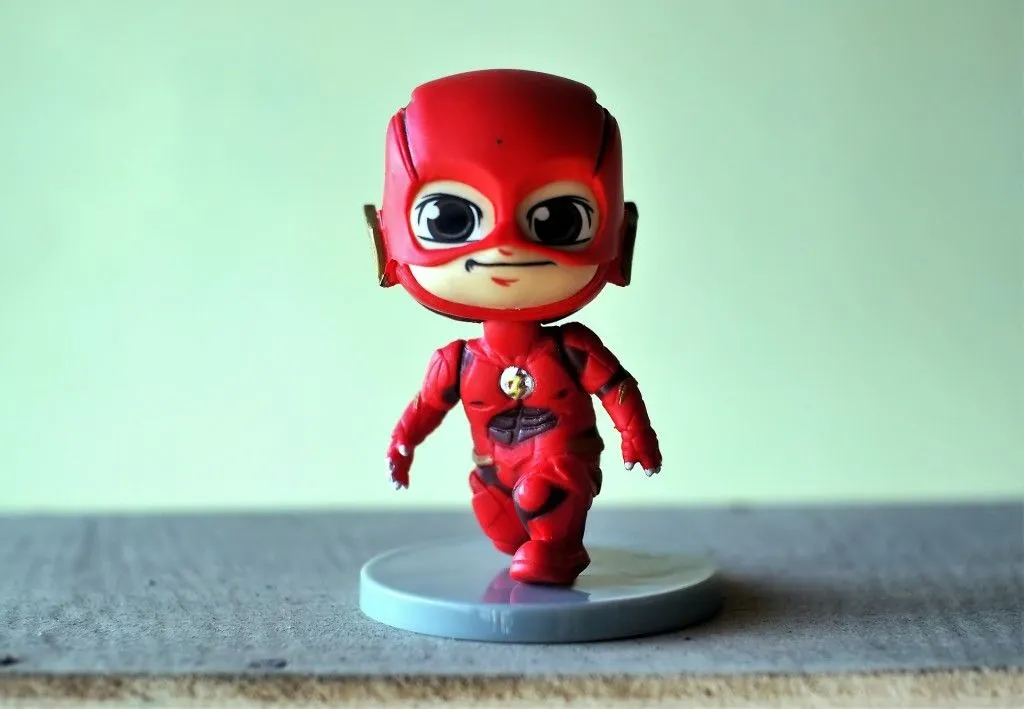 the flash, achieves things like surpassing the speed of light, created by DC comics.