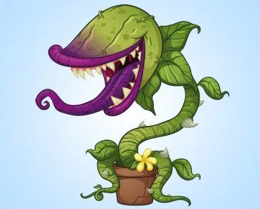 Cartoon carnivorous plant( Memo Angeles)s