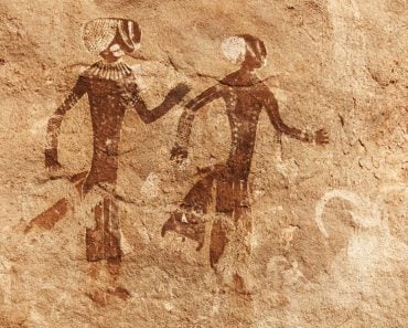 Famous prehistoric rock paintings of Tassili N'Ajjer, Algeria(Dmitry Pichugin)s