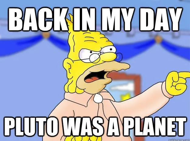 back in my day meme