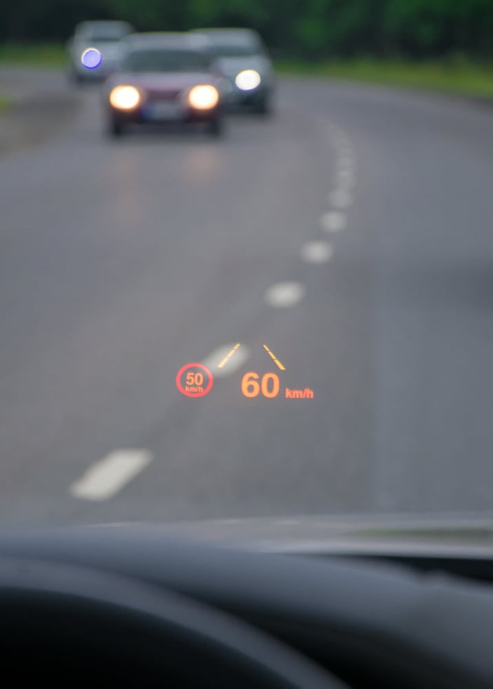 Car HUD. Modern car Head-up display(Dmitri Ma)S